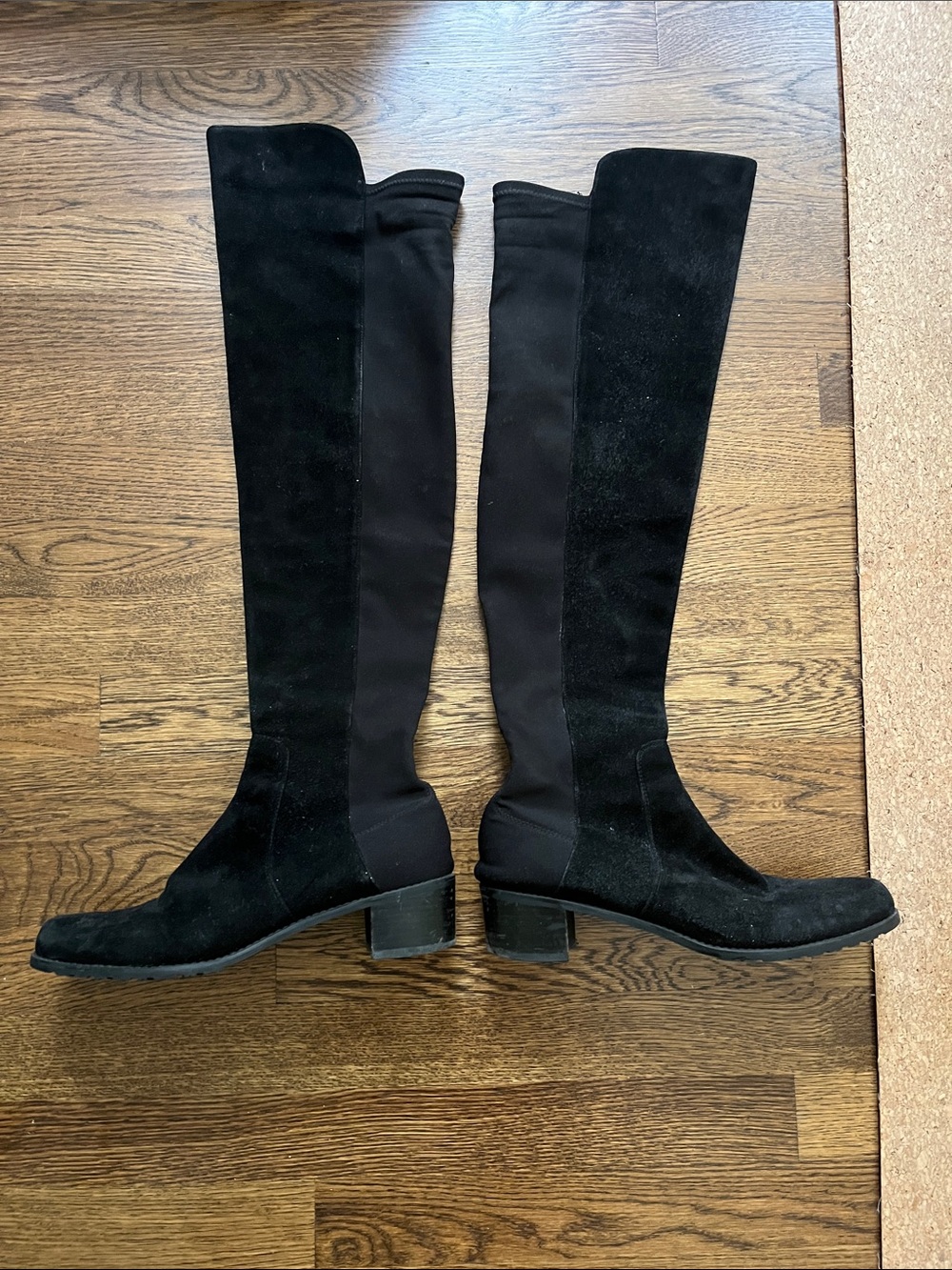 Stuart Weitzman 5050 Black Over-the-Knee Boots